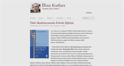 Desktop Screenshot of ilhankutluer.net